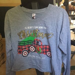 Junior med long sleeve Christmas Simply Solutions top